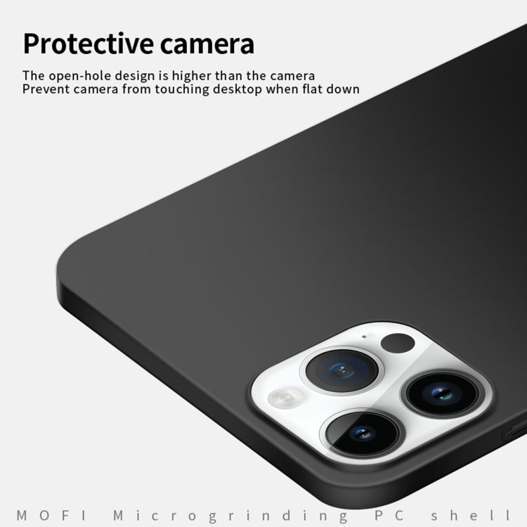 For iPhone 14 Pro Max MOFI Frosted PC Ultra-thin Hard Case (Black) - iPhone 14 Pro Max Cases by MOFI | Online Shopping South Africa | PMC TechLife | Buy Now Pay Later Mobicred
