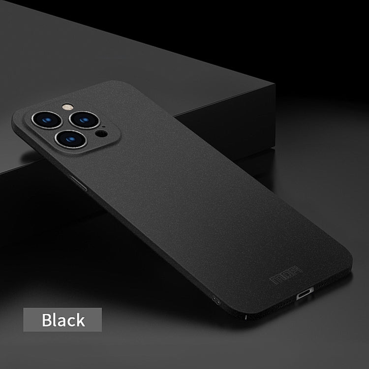 For iPhone 14 Pro MOFI Fandun Series Frosted PC Ultra-thin Phone Case(Black) - free shipping - PMC TechLife - Order now!