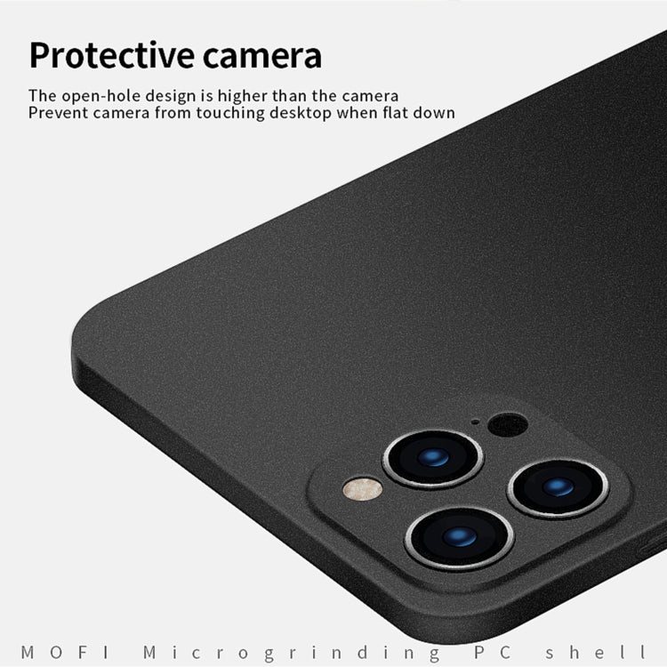 For iPhone 14 Pro MOFI Fandun Series Frosted PC Ultra-thin Phone Case(Blue) - iPhone 14 Pro Cases by MOFI | Online Shopping South Africa | PMC TechLife | Buy Now Pay Later Mobicred