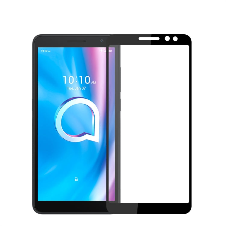 For Alcatel 1B 2022 PINWUYO 9H 2.5D Full Screen Tempered Glass Film(Black) - free shipping - PMC TechLife - Order now!