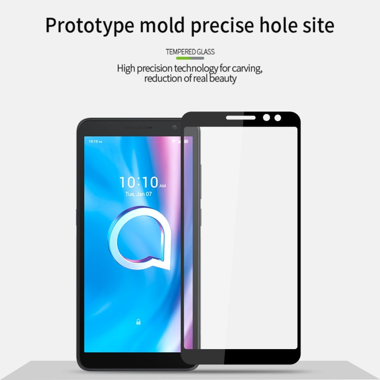 For Alcatel 1B 2022 PINWUYO 9H 2.5D Full Screen Tempered Glass Film(Black) - free shipping - PMC TechLife - Order now!