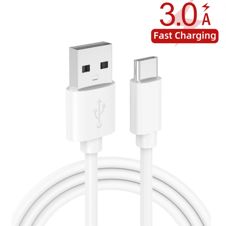 65W Dual PD Type-C + 3 x USB Multi Port Charger with 3A USB to Type-C Data Cable, UK Plug(White) - USB Charger by PMC TechLife | Online Shopping South Africa | PMC TechLife