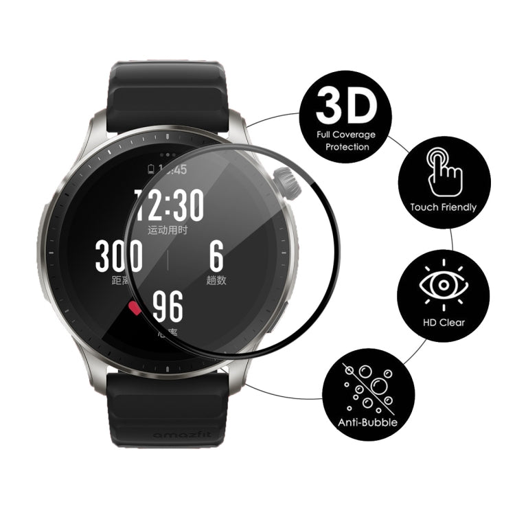 2pcs For Amazfit GTR 4 ENKAY 3D Full Coverage Soft PC Edge + PMMA HD Screen Protector Film - free shipping - PMC TechLife - Order now!