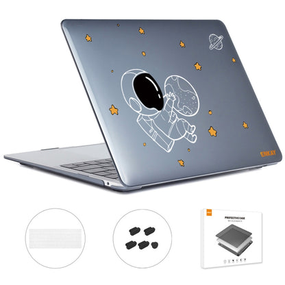 For MacBook Pro 13.3 A1708 ENKAY Hat-Prince 3 in 1 Spaceman Pattern Laotop Protective Crystal Case with TPU Keyboard Film / Anti-dust Plugs, Version:EU(Spaceman No.5) - MacBook Pro Cases by ENKAY | Online Shopping South Africa | PMC Jewellery