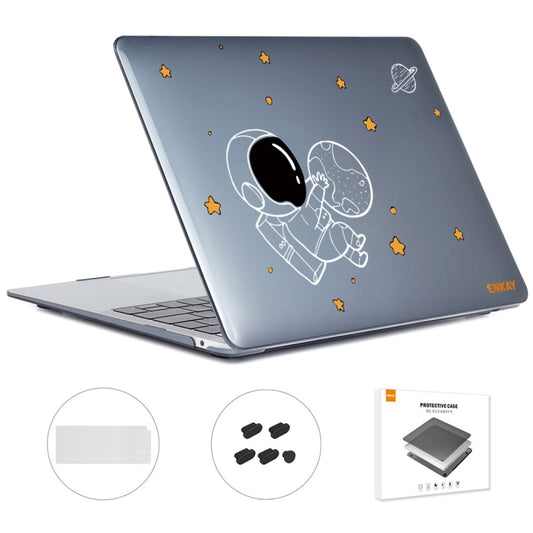 For MacBook Air 13.3 2020 A2179/A2337 ENKAY Hat-Prince 3 in 1 Spaceman Pattern Laotop Protective Crystal Case with TPU Keyboard Film / Anti-dust Plugs, Version:EU(Spaceman No.5) - MacBook Air Cases by ENKAY | Online Shopping South Africa | PMC Jewellery