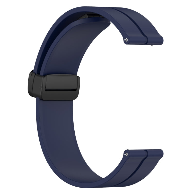 Compatible with Garmin Compatible witherunner 645 Music 20mm Solid Color Magnetic Clasp Silicone Watch Band(Midnight Blue) - free shipping - PMC TechLife - Order now!