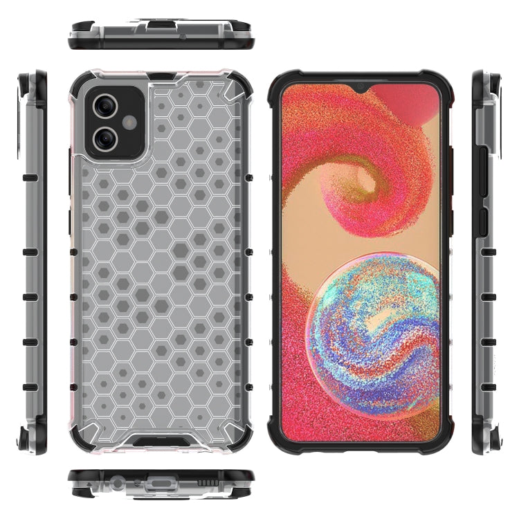 For Samsung Galaxy A04e 4G Honeycomb Phone Case(White) - Galaxy Phone Cases by PMC TechLife | Online Shopping South Africa | PMC TechLife