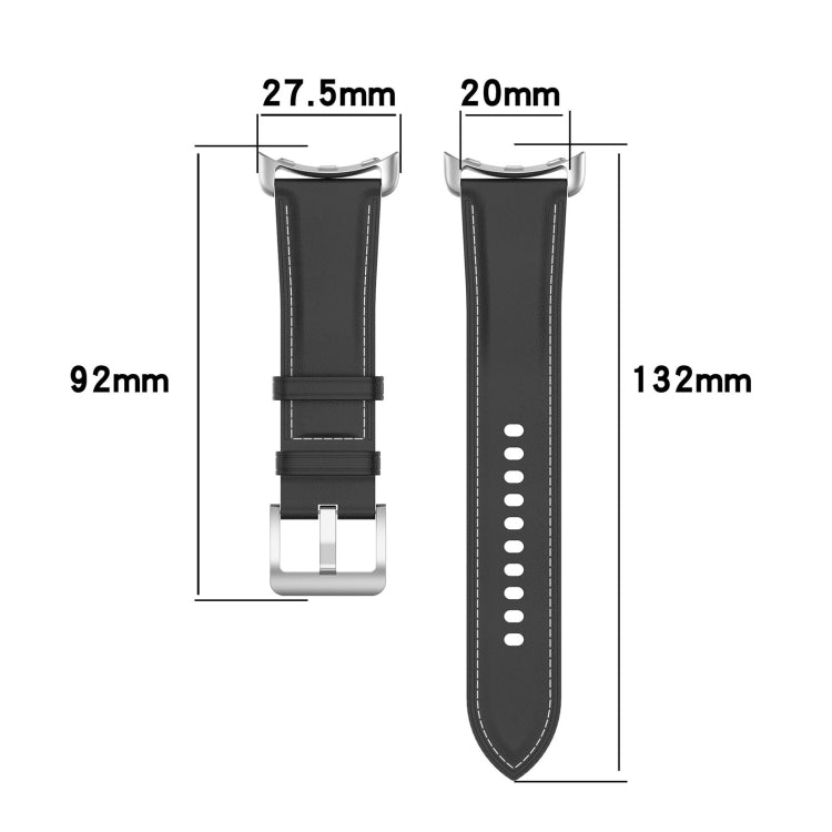 For Google Pixel Watch Leather Embossed Sewing Watch Band(Dark Brown) - free shipping - PMC TechLife - Order now!