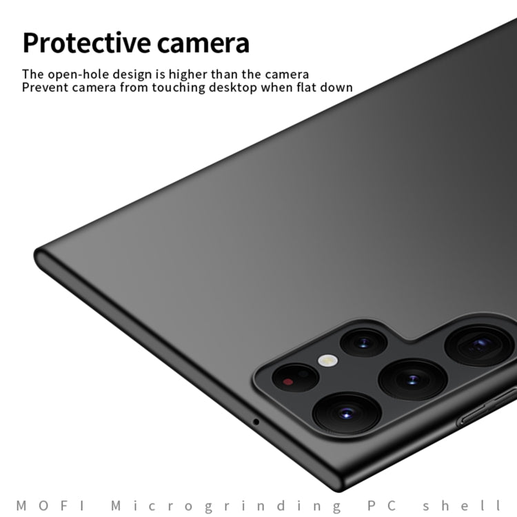 For Samsung Galaxy S23 Ultra 5G MOFI Micro Frosted PC Ultra-thin Hard Case(Black) - Galaxy S23 Ultra 5G Cases by MOFI | Online Shopping South Africa | PMC TechLife | Buy Now Pay Later Mobicred