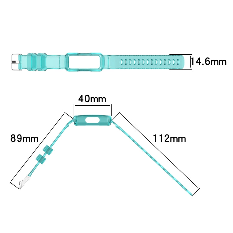 For Fitbit Inspire 3 TPU Integrated Watch Band(Transparent Yellow) - free shipping - PMC TechLife - Order now!