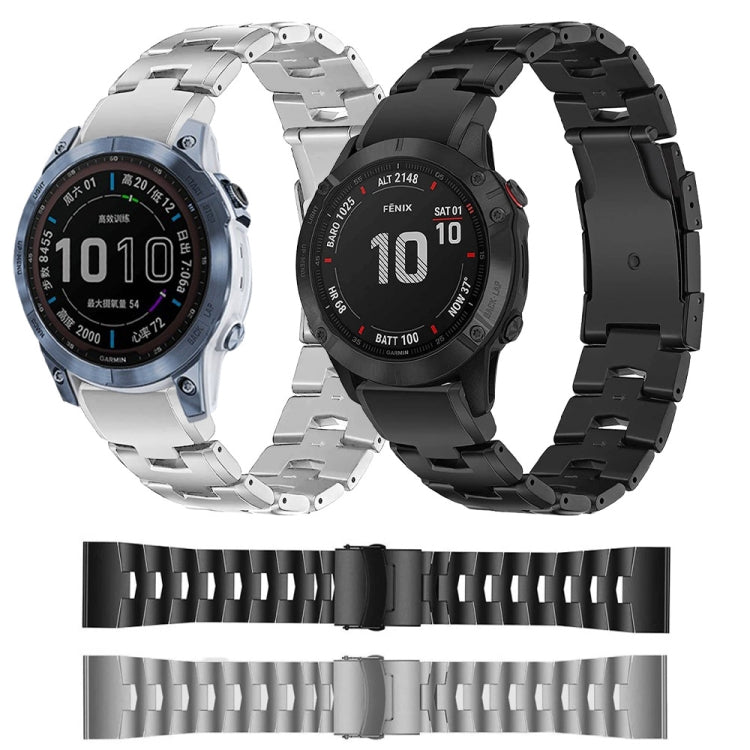 Compatible with Garmin Approach S62 22mm Titanium Alloy Quick Release Watch Band(Black) - free shipping - PMC TechLife - Order now!