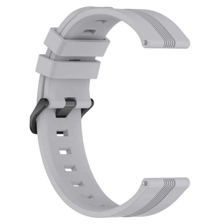 For Huawei Watch 3 22mm Concave Striped Slicone Watch Band(Grey) - free shipping - PMC TechLife - Order now!