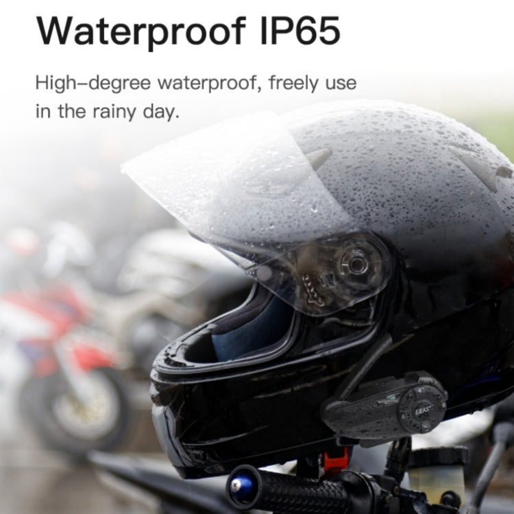 EJEAS Q7 Motorcycle Helmet Wireless Intercom Headsets Support Remote Control & Hands-Free - Motorcycle Walkie Talkie by EJEAS | Online Shopping South Africa | PMC Jewellery