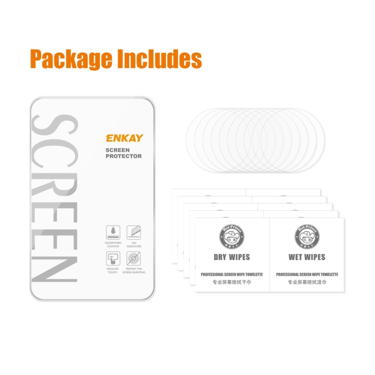 10pcs For Huawei Watch Ultimate ENKAY Hat-Prince 0.2mm 9H Tempered Glass Screen Protector Watch Film - free shipping - PMC TechLife - Order now!