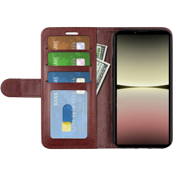 For Sony Xperia10 V R64 Texture Horizontal Flip Leather Phone Case(Brown) - free shipping - PMC TechLife - Order now!