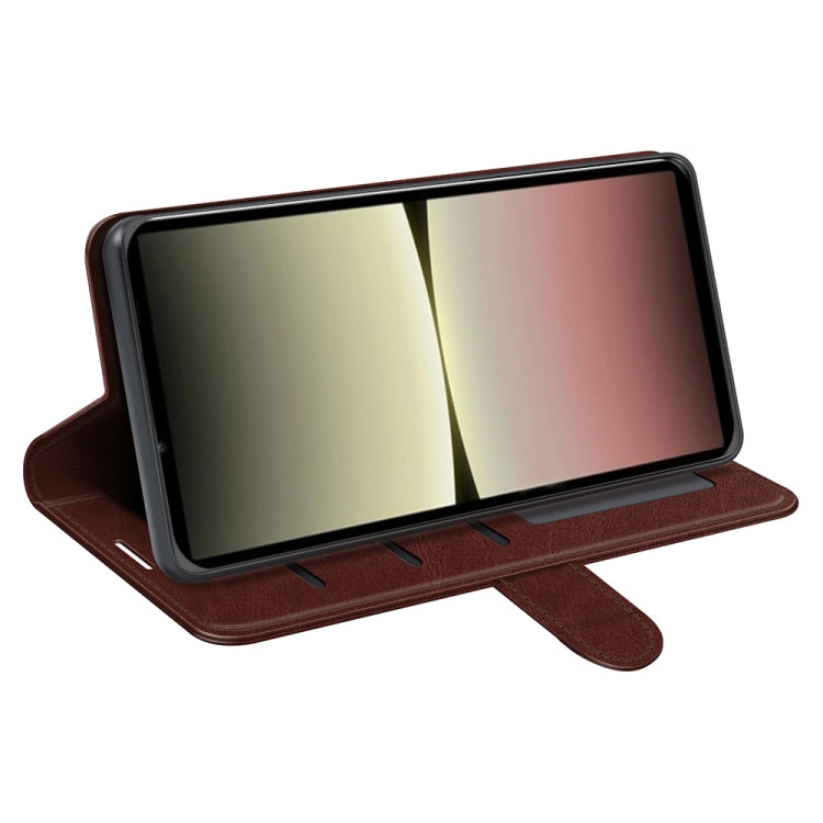 For Sony Xperia10 V R64 Texture Horizontal Flip Leather Phone Case(Brown) - free shipping - PMC TechLife - Order now!