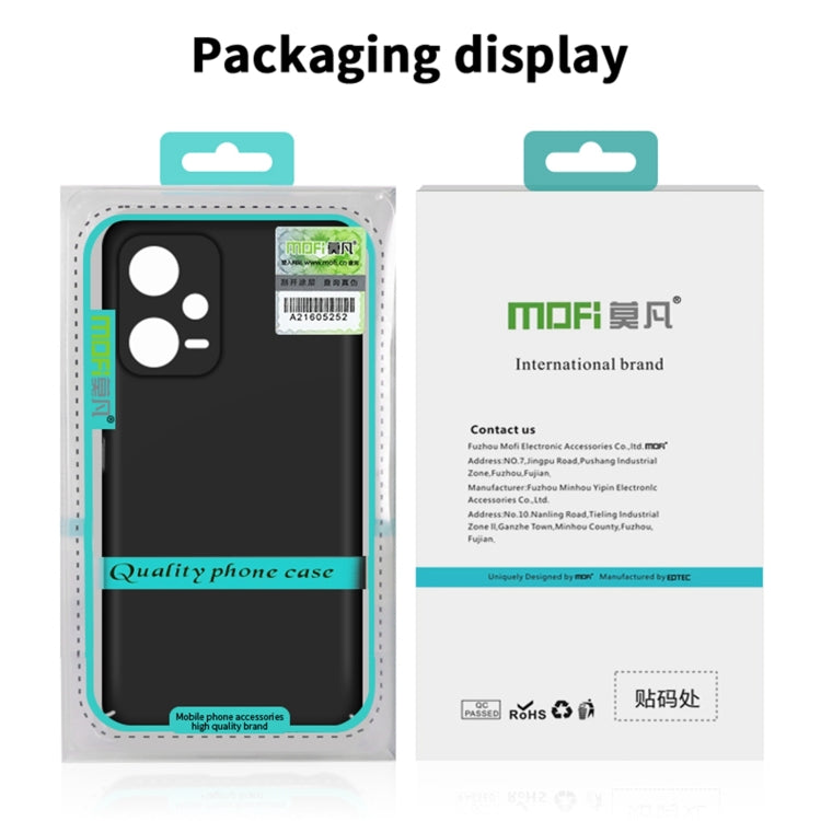 For Xiaomi Redmi Note 12 Pro 5G Global MOFI Frosted PC Ultra-thin Hard Phone Case(Red) - free shipping - PMC TechLife - Order now!