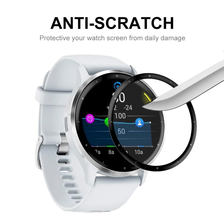 Compatible with Garmin Venu 3 5pcs ENKAY 3D Full Coverage Soft PC Edge + PMMA HD Screen Protector Film - Screen Protector by ENKAY | Online Shopping South Africa | PMC TechLife | Buy Now Pay Later Mobicred