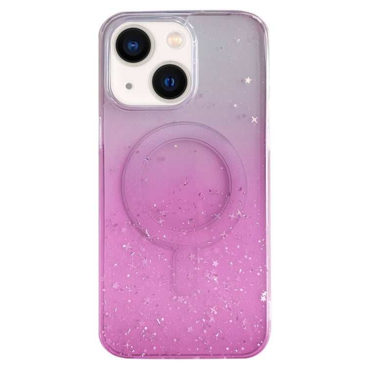 For iPhone 13 Glitter MagSafe Hybrid Clear TPU Phone Case(Pink) - free shipping - PMC TechLife - Order now!