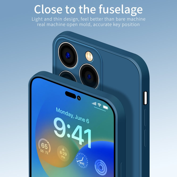 For iPhone 15 Pro PINWUYO Sense Series Liquid Silicone TPU Phone Case(Blue) - free shipping - PMC TechLife - Order now!