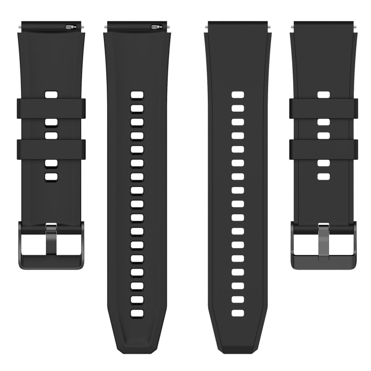 For OPPO Watch 4 Pro 22mm Solid Color Silicone Watch Band(Wine Red) -  by PMC TechLife | Online Shopping South Africa | PMC TechLife