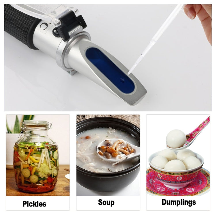Refractometer Optical Salinity Concentration Handheld High Precision Measuring Tool RZ112 0~28% - free shipping - PMC TechLife - Order now!