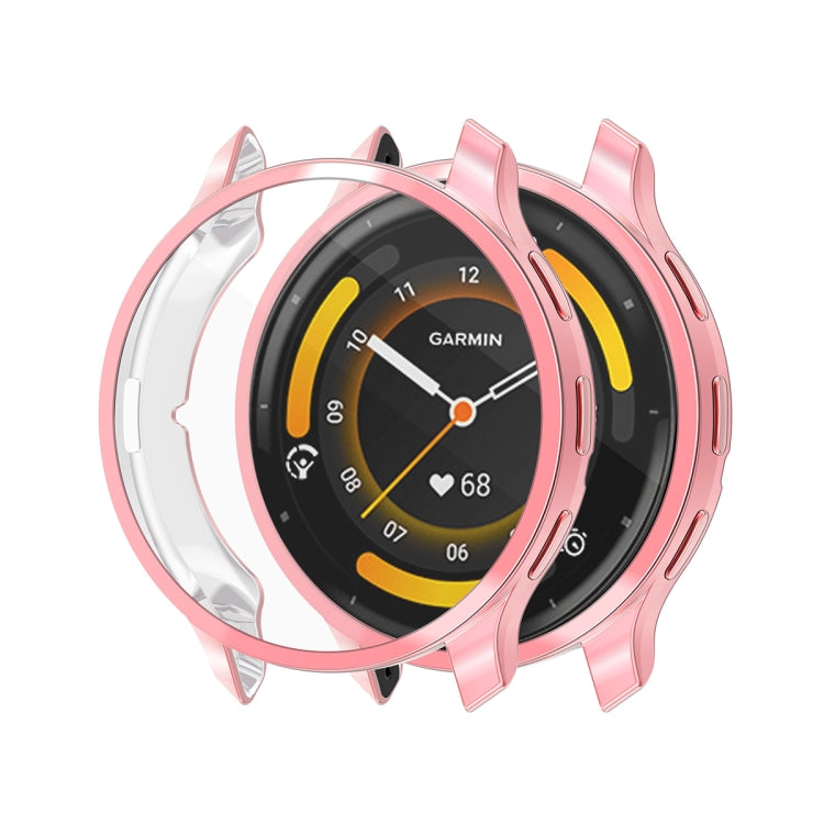 Compatible with Garmin Venu 3 ENKAY Hat-Prince Full Coverage Electroplated TPU Watch Case with Screen Protection(Pink) - free shipping - PMC TechLife - Order now!
