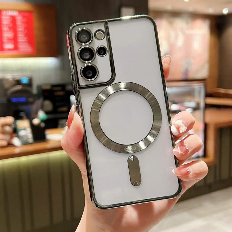 For Samsung Galaxy S20+ 5G MagSafe Electroplating TPU Phone Case(Green) - Galaxy Phone Cases by PMC TechLife | Online Shopping South Africa | PMC TechLife