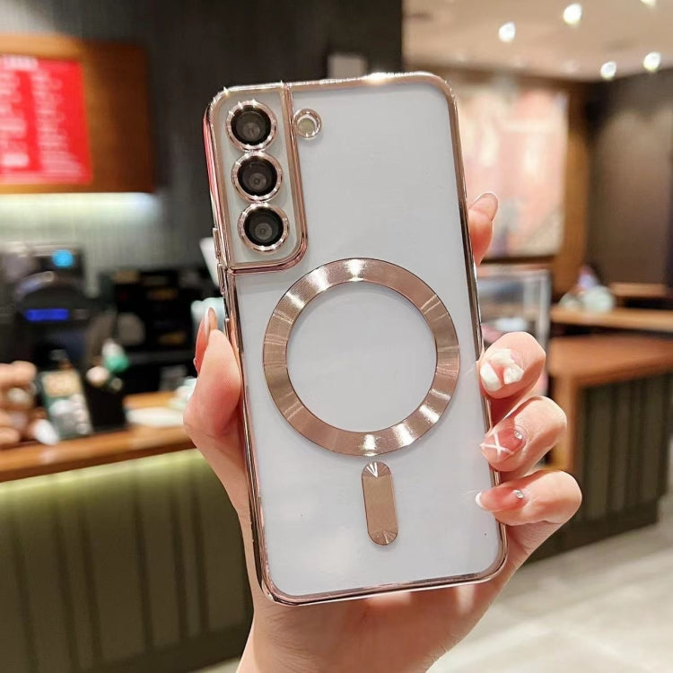 For Samsung Galaxy S20 5G MagSafe Electroplating TPU Phone Case(Rose  Gold) - Galaxy Phone Cases by PMC TechLife | Online Shopping South Africa | PMC TechLife