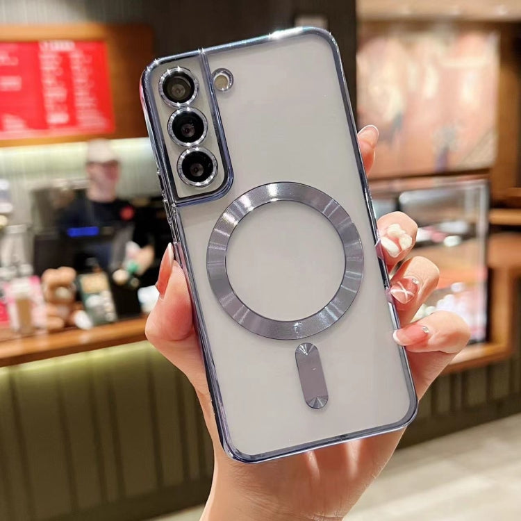 For Samsung Galaxy S20 5G MagSafe Electroplating TPU Phone Case(Sierra Blue) - Galaxy Phone Cases by PMC TechLife | Online Shopping South Africa | PMC TechLife