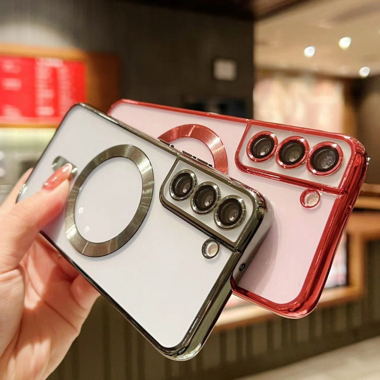 For Samsung Galaxy S20 5G MagSafe Electroplating TPU Phone Case(Purple) - Galaxy Phone Cases by PMC TechLife | Online Shopping South Africa | PMC TechLife