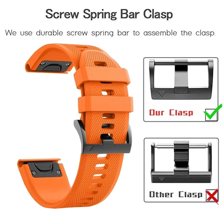 Compatible with Garmin Enduro 2 26mm Quick Release Silicone Watch Band(Grey) - free shipping - PMC TechLife - Order now!