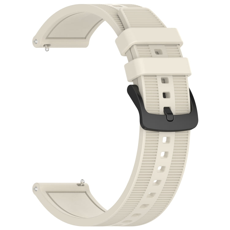 For Huawei Watch 4 22mm Textured Silicone Solid Color Watch Band(Starlight) - Watch Bands by PMC TechLife | Online Shopping South Africa | PMC TechLife