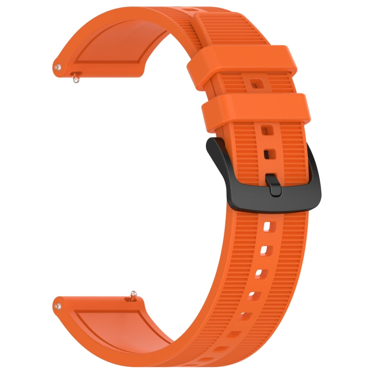 For Honor Watch GS 3 22mm Textured Silicone Solid Color Watch Band(Orange) - Watch Bands by PMC TechLife | Online Shopping South Africa | PMC TechLife