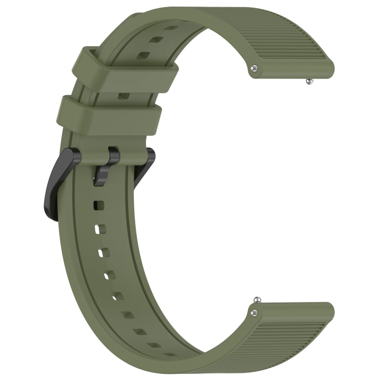For Honor Watch GS Pro 22mm Textured Silicone Solid Color Watch Band(Grey) - Watch Bands by PMC TechLife | Online Shopping South Africa | PMC TechLife