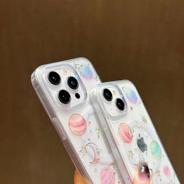 For iPhone 13 Pro Cosmic Star MagSafe TPU Phone Case(Transparent) - free shipping - PMC TechLife - Order now!