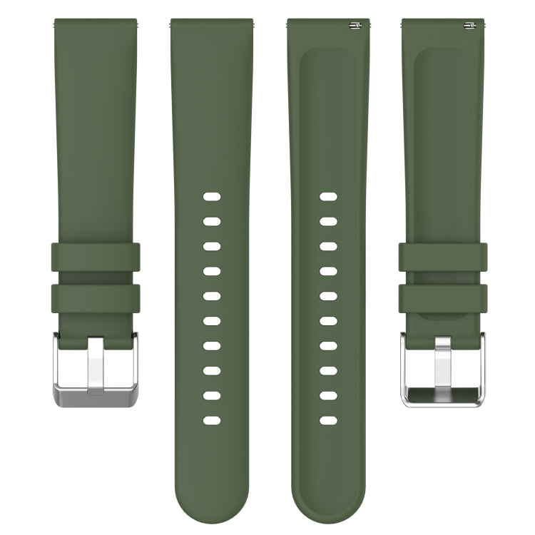 For Samsung Galaxy Watch Active 2 40mm 20mm Smooth Solid Color Silicone Watch Band(White) - free shipping - PMC TechLife - Order now!