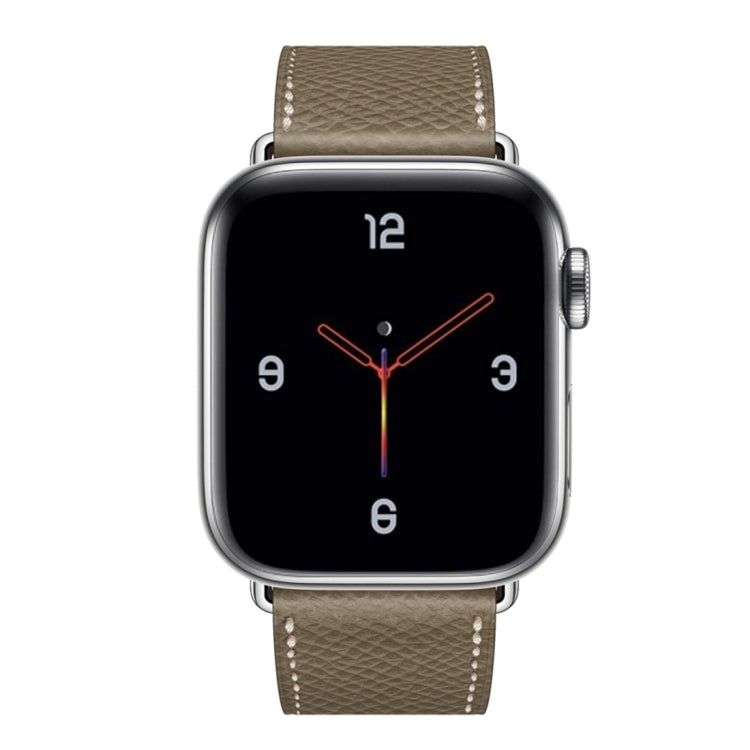 For Apple Watch 3 / 2 / 1 Generation 42mm Universal Leather Cross Band(Gray) - Watch Bands by PMC TechLife | Online Shopping South Africa | PMC TechLife | Buy Now Pay Later Mobicred