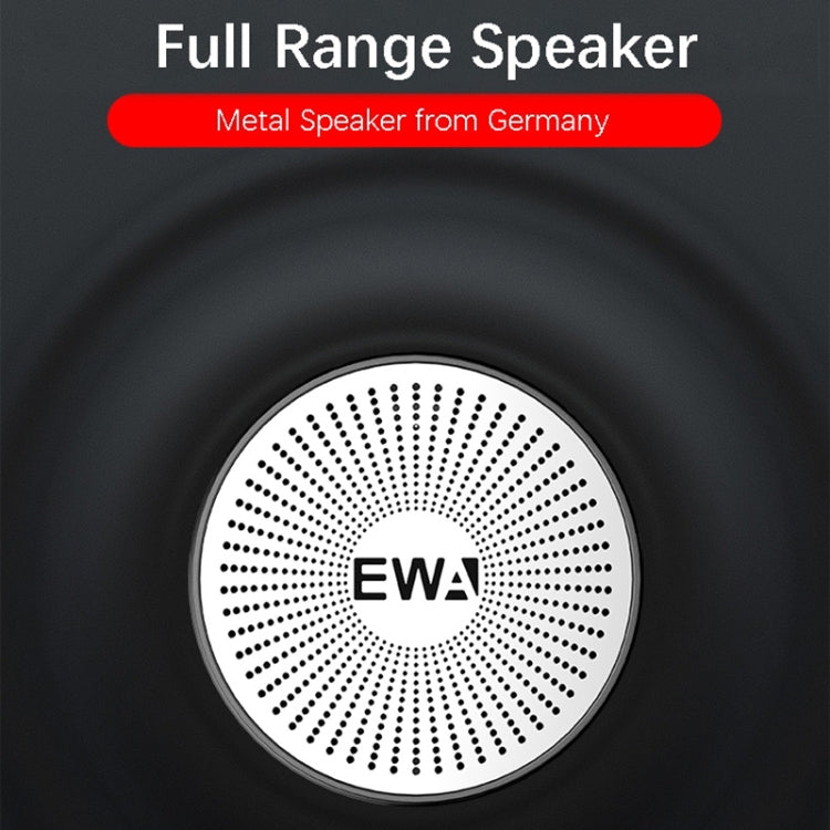 EWA A103 Portable Bluetooth Speaker Wireless Heavy Bass Bomm Box Subwoofer Phone Call Surround Sound Bluetooth Shower Speaker(Black) - Mini Speaker by EWA | Online Shopping South Africa | PMC Jewellery | Buy Now Pay Later Mobicred