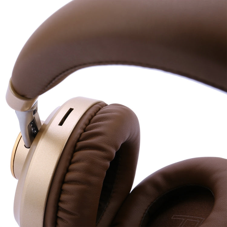 VJ083 Folding Wireless Headset Bluetooth Competitive Game Music Sports Plug Cartoon Wireless Headset(Gold) - Headset & Headphone by PMC TechLife | Online Shopping South Africa | PMC TechLife