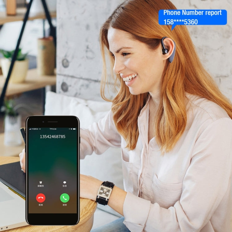 F900 Mini Earhook 180�� Freely Rotating Wireless Bluetooth 5.0 Earphone Car Handsfree Call Headphone(Red) - Bluetooth Earphone by PMC TechLife | Online Shopping South Africa | PMC TechLife