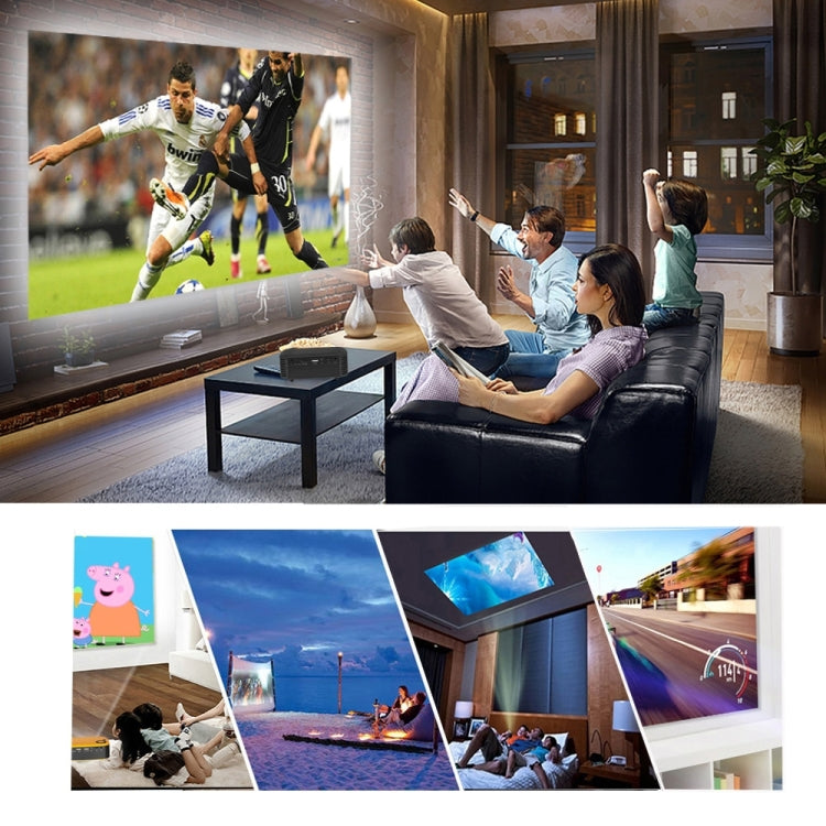A2000 Portable Projector 800 Lumen LCD Home Theater Video Projector, Support 1080P, US Plug (White) - LED Projector by PMC TechLife | Online Shopping South Africa | PMC TechLife | Buy Now Pay Later Mobicred