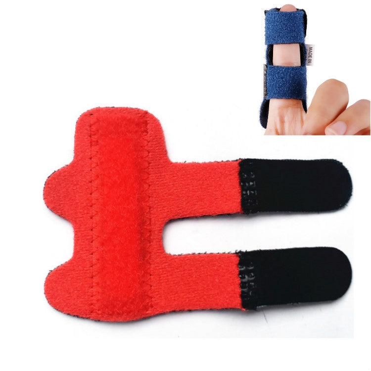 Aluminium Plate Finger Correction Sleeve Fixing Belt Finger Fracture Fixing Splint(Red) - Corrector by PMC Jewellery | Online Shopping South Africa | PMC Jewellery