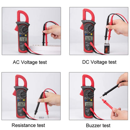 ANENG ST201 AC And DC Digital Clamp Multimeter Voltage And Current Measuring Instrument Tester(Red) - Digital Multimeter by ANENG | Online Shopping South Africa | PMC Jewellery