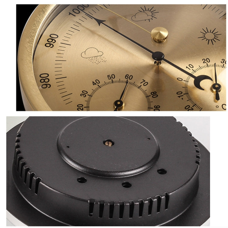 THB9392 Wall Hanging Household Weather Station Barometer Thermometer Hygrometer, 128mm (Silver) - Indoor Thermometer by PMC TechLife | Online Shopping South Africa | PMC TechLife | Buy Now Pay Later Mobicred