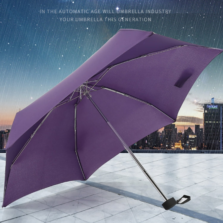 Mini Capsule Pocket Umbrella Windproof Foldable Travel Compact Umbrella(Black) - Umbrellas by PMC TechLife | Online Shopping South Africa | PMC TechLife | Buy Now Pay Later Mobicred