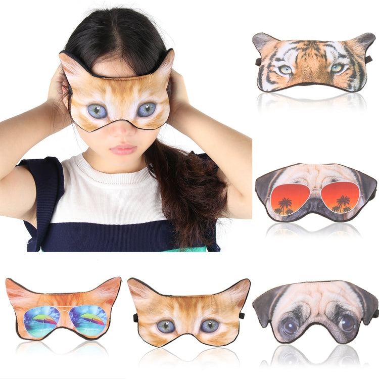 3D Eye Mask Shading Sleeping Cartoon Animal Printed Eye Mask(Glasses) - free shipping - PMC TechLife - Order now!
