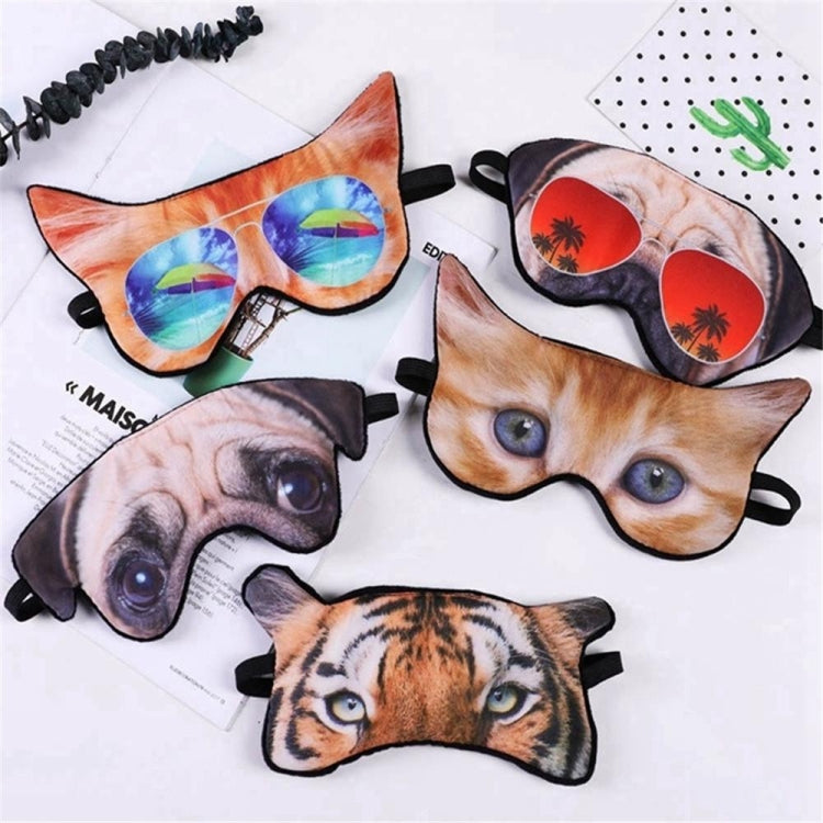 3D Eye Mask Shading Sleeping Cartoon Animal Printed Eye Mask(Glasses) - Eye Masks by PMC Jewellery | Online Shopping South Africa | PMC Jewellery