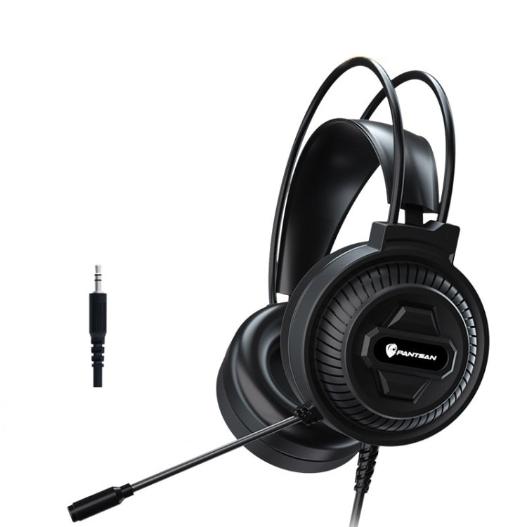 PANTSAN PSH-400 USB Computer Head-Mounted Luminous RGB Wired Headset, Specification:3.5mm Single Plug - Multimedia Headset by PANTSAN | Online Shopping South Africa | PMC TechLife
