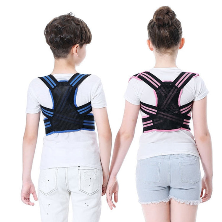 Children Kyphosis Correction Belt Strengthens Support and Fixes Straight Back Artifact, Size:L(Blue) - Corrector by PMC Jewellery | Online Shopping South Africa | PMC Jewellery